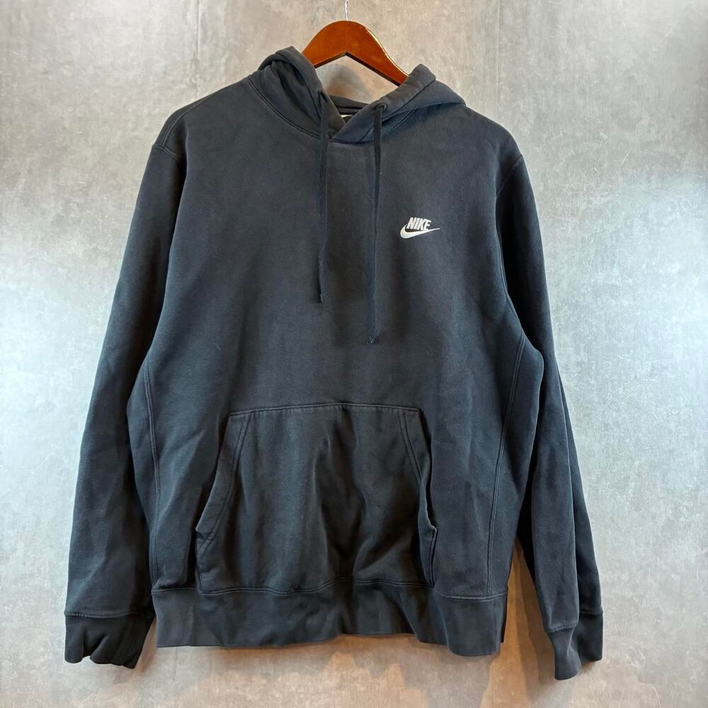 Nike Men's Black and Grey Hoodie